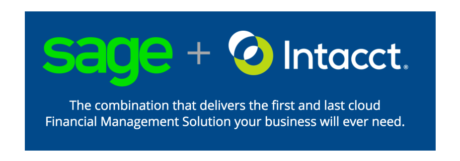 Intacct is now Sage Intacct